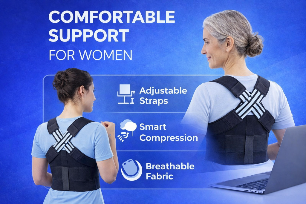 Adjustable Back Posture Corrector/ Slouching Relieve Pain Belt Women Men