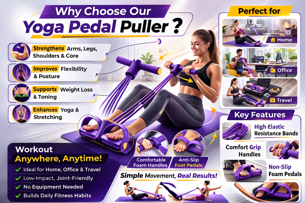 Yoga Pedal Puller Resistance Band Fitness Equipment