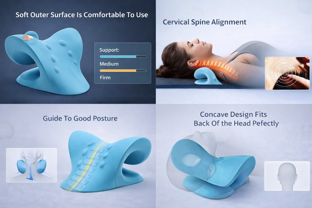 Neck and Shoulder Relaxer For Cervical Spine Alignment