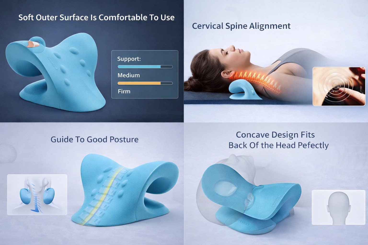 Neck and Shoulder Relaxer For Cervical Spine Alignment